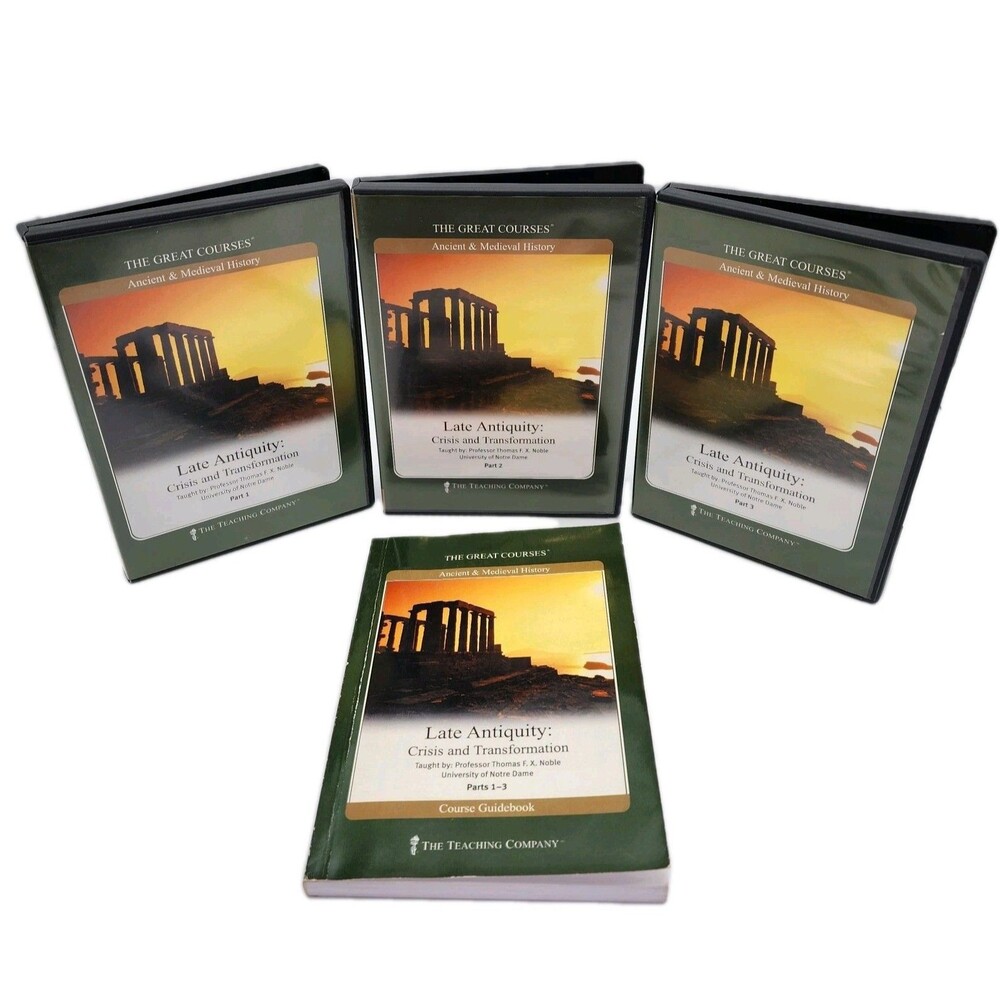 Great Courses Late Antiquity: Crisis and Transformation 6 DVD Set + Book